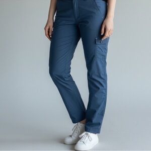 L.L. Bean Women's Straight Leg Blue Tactical Camp Pants